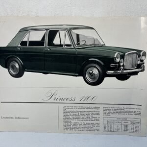 Ficha técnica de época del Austin Princess 1100 de 1961 Inglaterra