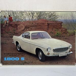 Catalogo de época de 12 págs del Volvo 1800 S Suecia 1961
