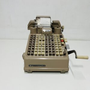 Máquina calculadora portátil Burroghs Universal Type P by Burroghus Machines Limited Great Britain 1960’s