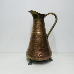 Antigua jarra de baño de cobre ppos S.XX 52 cm
