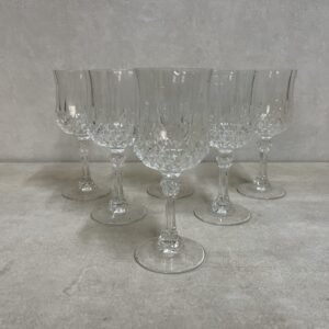 Set de 6 copas Oporto by Royal Bohemia 1960’s