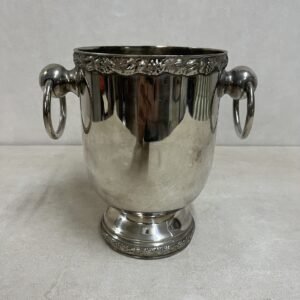 Champagnera francesa “ Guillaume” en  baño de plata y talla louvre 1960’s