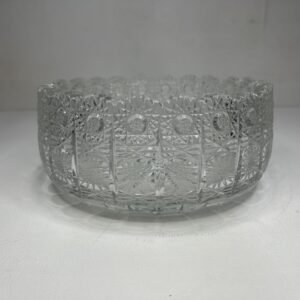 Boullé “ Mussea” en cristal de Bohemia tallado 24%Pbo CZ 1960’s