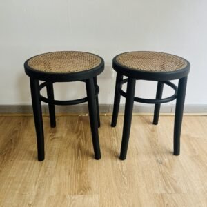 Pareja de taburetes Thonet Bistrot Gebrüder 1950’s
