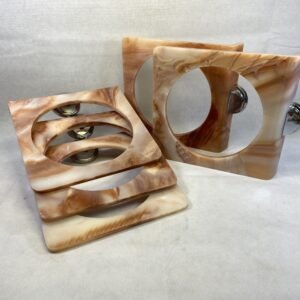 Antiguos toalleros en marble carey pure vintage 1960’s . €/ud