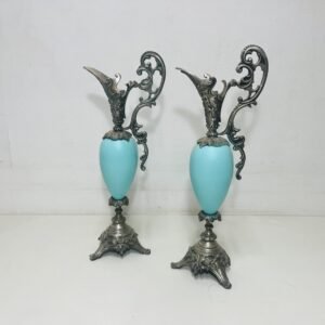 Pareja de Ánforas Imperio “ Coliseo” Italia 1960’s 31 cm