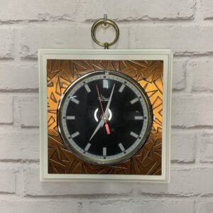 Reloj de pared “Jacquard” by Diamantini e Domeniconi Italia 1973. Premio internacional Feria de Londres de 1972. 24x24 cm