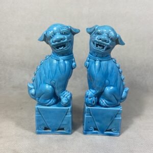 Pareja de perros Foo 15 cm