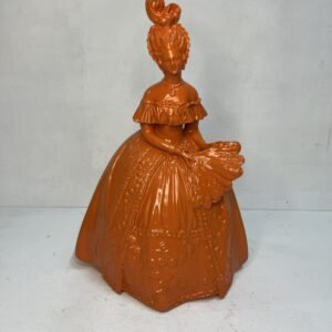 Escultura Damsel en jasperware 1960’s by la Opalina 39 cm