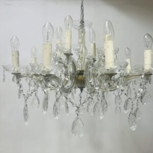 Chandelier “Rubeua” en cristal de Bohemia CZ 1960’d