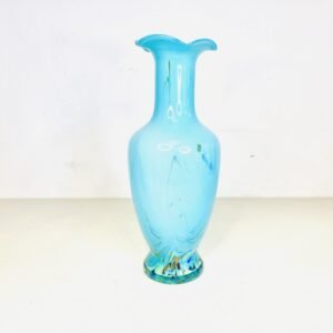 Jarrón Aquamille en cristal de opalina by Murano di Vetri Italia 1960’s