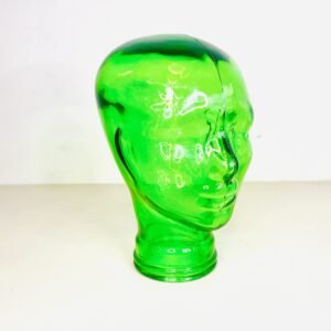 Busto maninquie en cristal Vert 1960’s