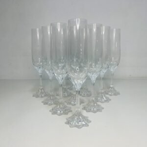 Set de Flautas Musini by Bormioli Italia 1970’s