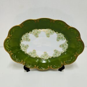 Bandeja de servicio Prestige Gerold Porzellan by Bavaria West Germany 1970’s 36x22 cm