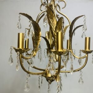 Chandelier Palm Regency Hollywood USA 1970’s