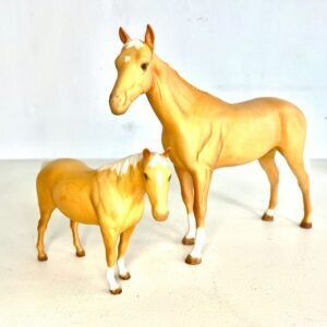Pareja de caballos palominos by Beswick Inglaterra 1960’s