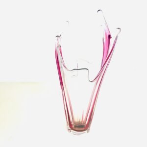 Centro Murano de Toso Monoblock Aqua Rosse   Italia 1960’s