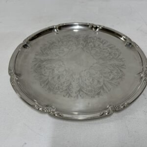 Bandeja de servicio Classica en plata by Segerström&Svensson Suecia 1960’s 30 cm