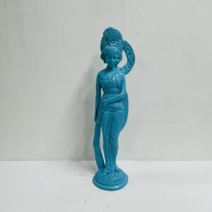Reina de Samoa en ceramique aquale 1970’s 60 cm