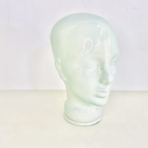 Busto Maninquie en cristal Milked Glassed 1960’s