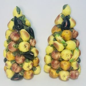 Maison frutal en cerámica esmaltada by Natucer Manises España 1970’s 35x58 cm