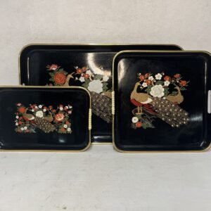 Entremeseur “Ningxé” en laqué chinoissserie 1960’s