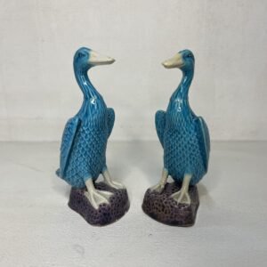 Pareja de Gansos Foo China 1960’s 12 cm