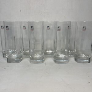 Bar Set de 8 pax “ Light & Music” by Bormioli 1980’s