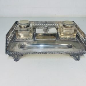 Escribanía de plata inglesa by Daniel & Arter Birmingham circa 1910’s G6144