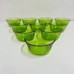 Set de 10 postreit by Duralex Vicasa 1960’s