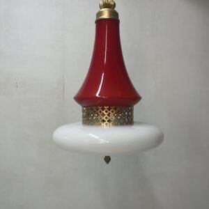 Lámpara opalina “ Mussa” by Cenedese linie Italia 1960’s