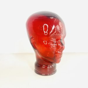 Busto Maninquie en cristal Rouge 1960’s