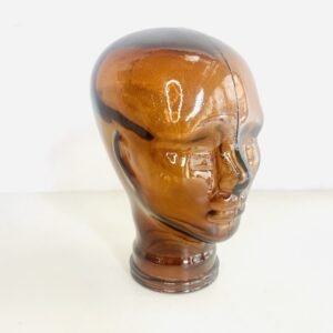 Busto Maninquie en cristal Amber 1960’s