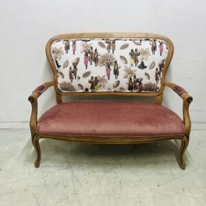 Chaise Regency “ Ethnia” by La Opalina  1950’s 120x60x95 cm