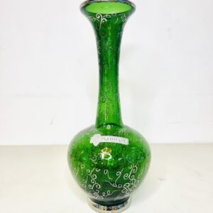 Jarrón Tivoli en cristal de Murano y plata de ley By Manuart 1970’s 36 cm