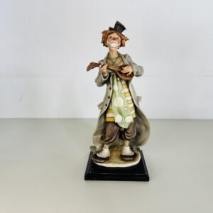 El payaso músico by Giuseppe Armani para Capodimonte Italia año 2000 Florencia-Italia edición limitada colección Belle Arti Atelier