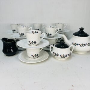 Coffee Set 12 pax “ Mosse” by Enoch Wedgwood Inglaterra 1970’s