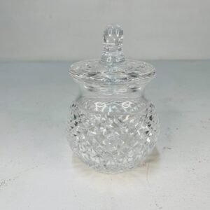 Azucarero “ Monsieur” en cristal tallado francés de Lorraine 1970’s