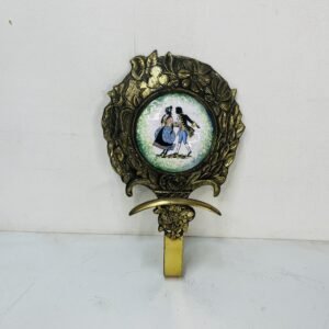 Colgador Fragonard en bronce y esmalté 1960’s 25 cm