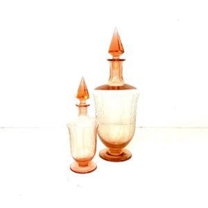 Duet de licoreras en cristal Riedel Austria 1960’s