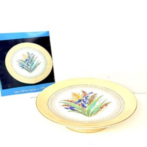 Frutero de porcelana pintada a mano By Royal Crown Derby Inglaterra finales S.XIX