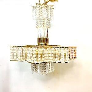 Chandelier Diamond Cube pure Hollywood Regency 1960’s