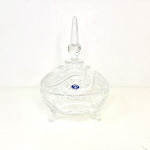Bombonera Eiffel en cristal de Bohemia 24%Pbo